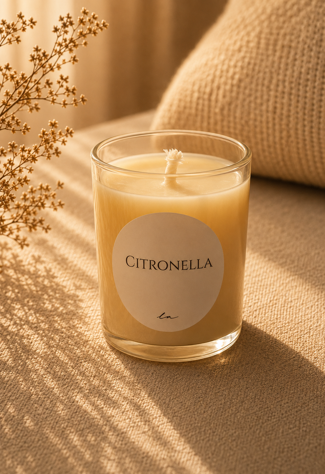 Citronella geurkaars